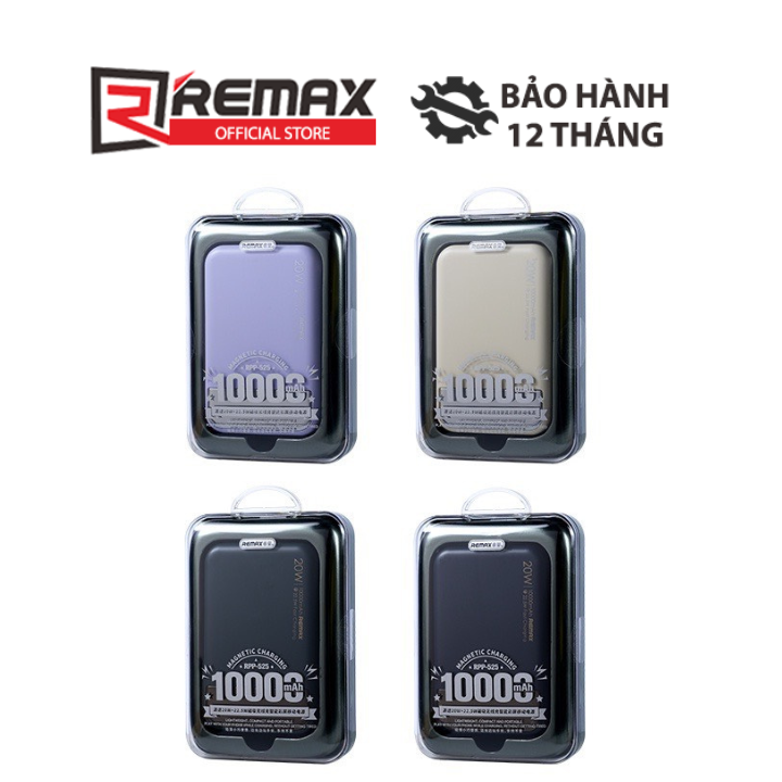 Hình ảnh Pin dự phòng không dây Remax RPP-525 10000mAh sạc nhanh không dây 15W có dây chuẩn PD max 22.5W