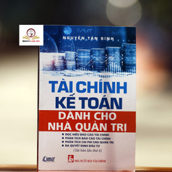 Tài chính kế toán dành cho nhà quản tri