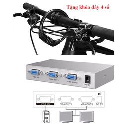 Bộ chia vga 1 ra 2 MT-VIKI 1502 Tặng khóa dây 4 số