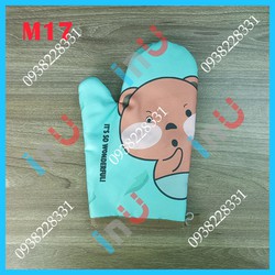 HCM - Combo 2 găng tay bếp dày chống nóng hình gấu dễ thương