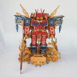 Đồ chơi lắp ráp gỗ 3d mô hình robot transformers bzq-042