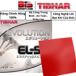 Mặt Vợt Bóng Bàn Tibhar Evolution EL-S - Công Nghệ Lót Bọt Khí Đức