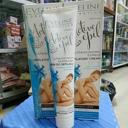 KEM TẨY LÔNG EVELINE 125ML CHIẾT XUẤT KHOÁNG BIỂN DÀNH CHO DA THƯỜNG,NHẬP KHẨU BALAN