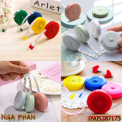 Thước Dây Cuộn Mini 150cm Dây Rút Tự Động Nhỏ Gọn Tiện Dụng Thu Gọn Tiện Lợi Dễ Sử Dụng