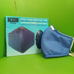 Khẩu trang than hoạt tính KSB chống bụi khuẩn (COMBO 5 CÁI)