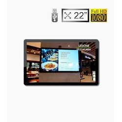 Màn hình quảng cáo treo tường LG 22 inch Trong nhà, Sử dụng USB