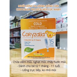 Muối Uống Coryzalia Boiron Tách Lẻ 1 Túi 5 Ống