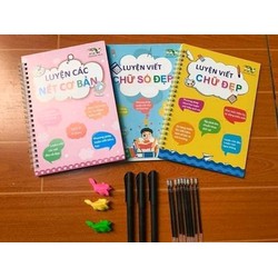 Sét 3 quyển sách tự xóa việt nam