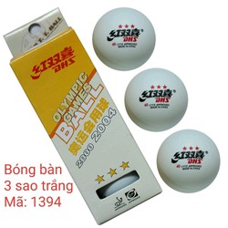Hộp bóng bàn 3 sao trắng