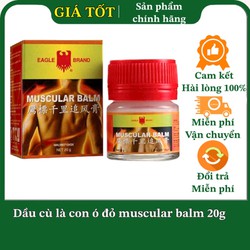 Giá Sĩ Dầu cù là Con Ó đỏ Muscular Balm 20g-Hàng Chính Hãng Nhập Khẩu SIngapore Có Tiếng Việt