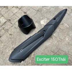 BỘ ỐP PÔ EXCITER 150 KIỂU THÁI ĐUÔI PÔ ĐEN MỜ KHÔNG TEM