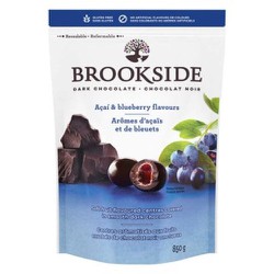 Socola đen Brookside Dark Chocolate Acai & Blueberry Flavors nhân quả Việt quất bịch 850gr của Canada