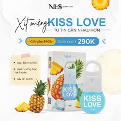 Xịt miệng KISS LOVE NLS Giảm mùi hôi miệng 15ml