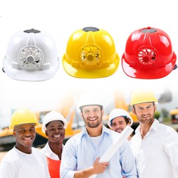 Mũ bảo hộ lao động, mũ công trường có quạt làm mát chạy năng lượng mặt trời cao cấp