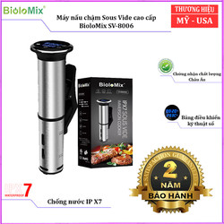 Máy nấu chậm Sous Vide, thương hiệu Mỹ cao cấp BioloMix SV-8006