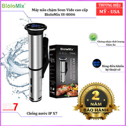 Máy nấu chậm Sous Vide, thương hiệu Mỹ cao cấp BioloMix SV-8006