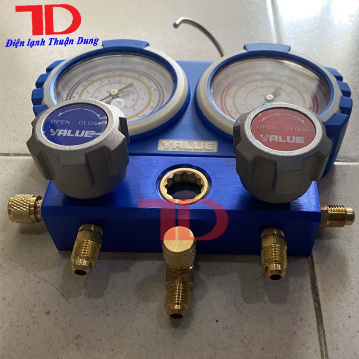 Đồng hồ đo áp suất gas máy lạnh VALUE R22 (Mã SP: 22cd)