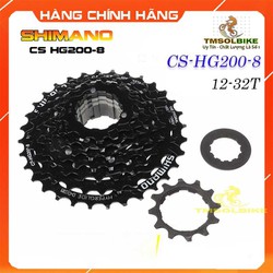 Líp thả xe đạp 8 tầng Shimano CS-HG200-8 12-32T