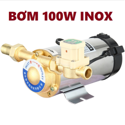 Máy bơm tăng áp cho máy giặt, dàn máy bình nước nóng lạnh, tưới cây vòi nước gia đình 100W Kèm Rờ le tự ngắt Dây đồng