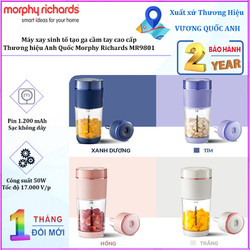 Máy xay sinh tố tạo ga cầm tay, thương hiệu Anh Quốc cao cấp Morphy Richards MR9801