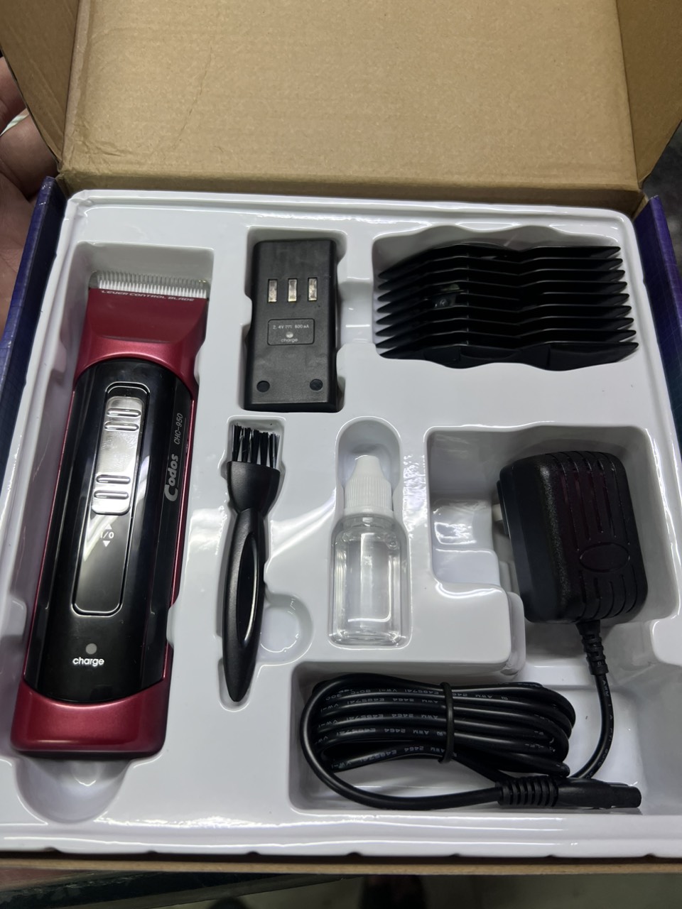 Tông Đơ Cắt Tóc Codos Chc 950 (Mã SP: 6431720965)