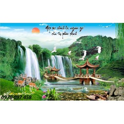 Phong cảnh - tranh gạch men