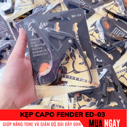 Capo Fender Cho Đàn Guitar Acoustic