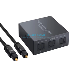 Bộ Chia Optical 1 x 3 Neoteck Digital Hợp Kim Nhôm, Kèm Dây Optical, Cáp Nguồn, Chất Lượng Cao