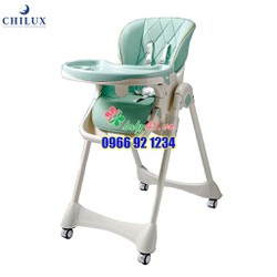Ghế ăn dặm đa năng cao cấp Chilux Grow V - Có thể gấp gọn - Nâng hạ độ cao dễ dàng