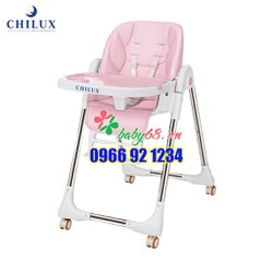 Ghế ăn dặm cho bé Chilux Grow S - Điều chỉnh độ cao linh hoạt, ngã lưng 5 cấp độ
