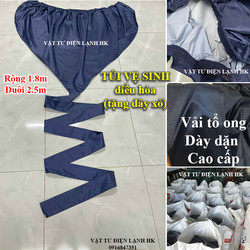 Túi vệ sinh hứng nước máy lạnh, điều hoà (tặng dây luồn) áo trùm bạt bảo dưỡng điều hòa Bền