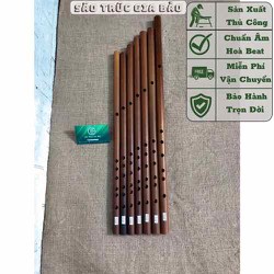Bộ 7 Cây Sáo Nứa Hun, Bộ Sáo Thông Dụng