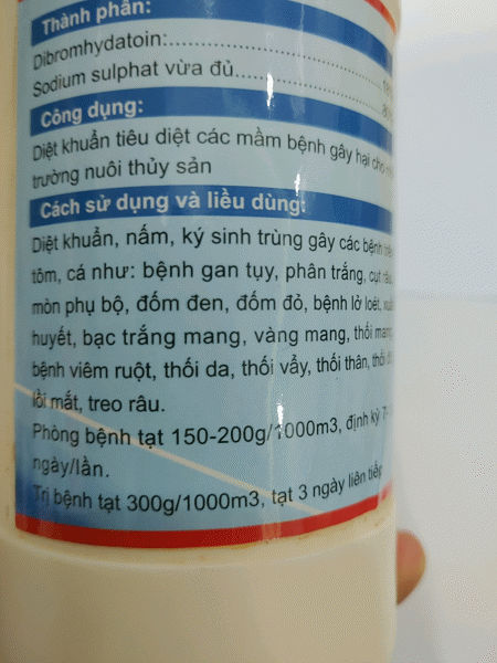 Hình ảnh Chế phẩm khử khuẩn cho ao nuôi tôm cá KB 90