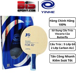 Cốt Vợt Bóng Bàn Yinhe V14 Pro Chính Hãng - 5 Gỗ 2 ALC - Sử Dụng Cấu Trúc Viscaria Của Butterfly