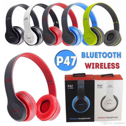 SALE - Tai Nghe Chụp Tai Bluetooth P47 Không Dây Có Mic Hỗ TrợThẻ Nhớ Âm Bass Cực Chất Nghe Nhạc Cực Hay