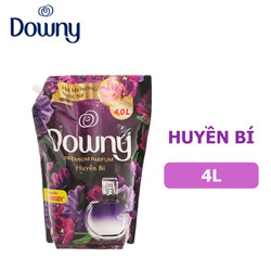 NƯỚC XẢ VẢI HƯƠNG NƯỚC HOA HUYỀN BÍ MYSTIQUE FABRIC SOFTENER PREMIUM PARFUM DOWNY 4L