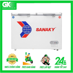 Tủ Đông Mát Sanaky 285 lít VH-285W2 Hàng chính hãng, Bảo hành 24 tháng