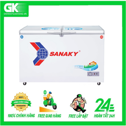 Tủ đông mát Sanaky 410 lít VH-4099W1 Hàng chính hãng, Bảo hành 24 tháng