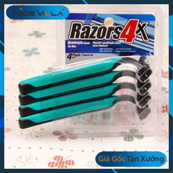 Combo 80 Dao Cạo Râu (Set 20 Bộ Một Hộp)