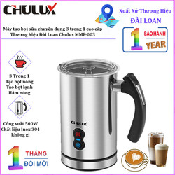 Máy tạo bọt sữa cao cấp, thương hiệu Đài Loan _ Chulux MMF-003