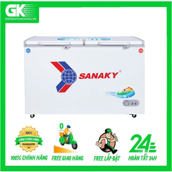 Tủ đông mát Sanaky 365 lít VH-5699W1 Công suất 191.7W, Bảo hành 24 Tháng