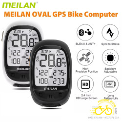 Đồng hồ đo tốc độ xe đạp định vị vệ tinh GPS MEILAN OVAL