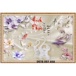 Tranh gạch men dán tường