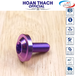 Ốc Gr5 Titan Dù 6L15 Tím ốp pô , đít pô cho xe máy Vario HOANTHACH SP010598 (giá 1 con)