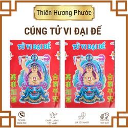 Cúng tử vi đại đế loại giấy bóng đẹp