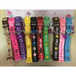 Vòng cổ dù có chuông cho chó mèo size 1,5cm