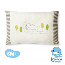 Gối cho bé bằng vải organic kuku ku2053 - size 23 x 35 cm