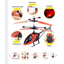 Đồ Chơi Máy Bay Trực Thăng Cảm Ứng Bằng Tay