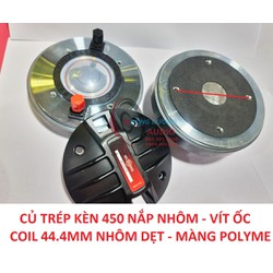 TREBLE 450 BC CÔN DẸT NẮP NHÔM - TIẾNG SÁNG TRONG TRẺO - CỦ TRÉP 450 - NHÔM DẤY DẸT