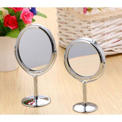 Gương Tròn Oval Trang Điểm 2 Mặt Gương Khung Inox